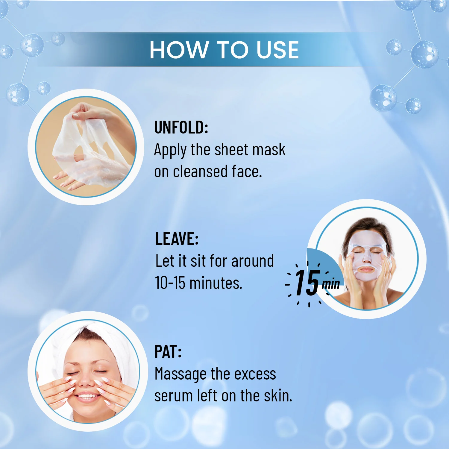 Aqua & Hyaluronic Acid Sheet Mask - Image 7