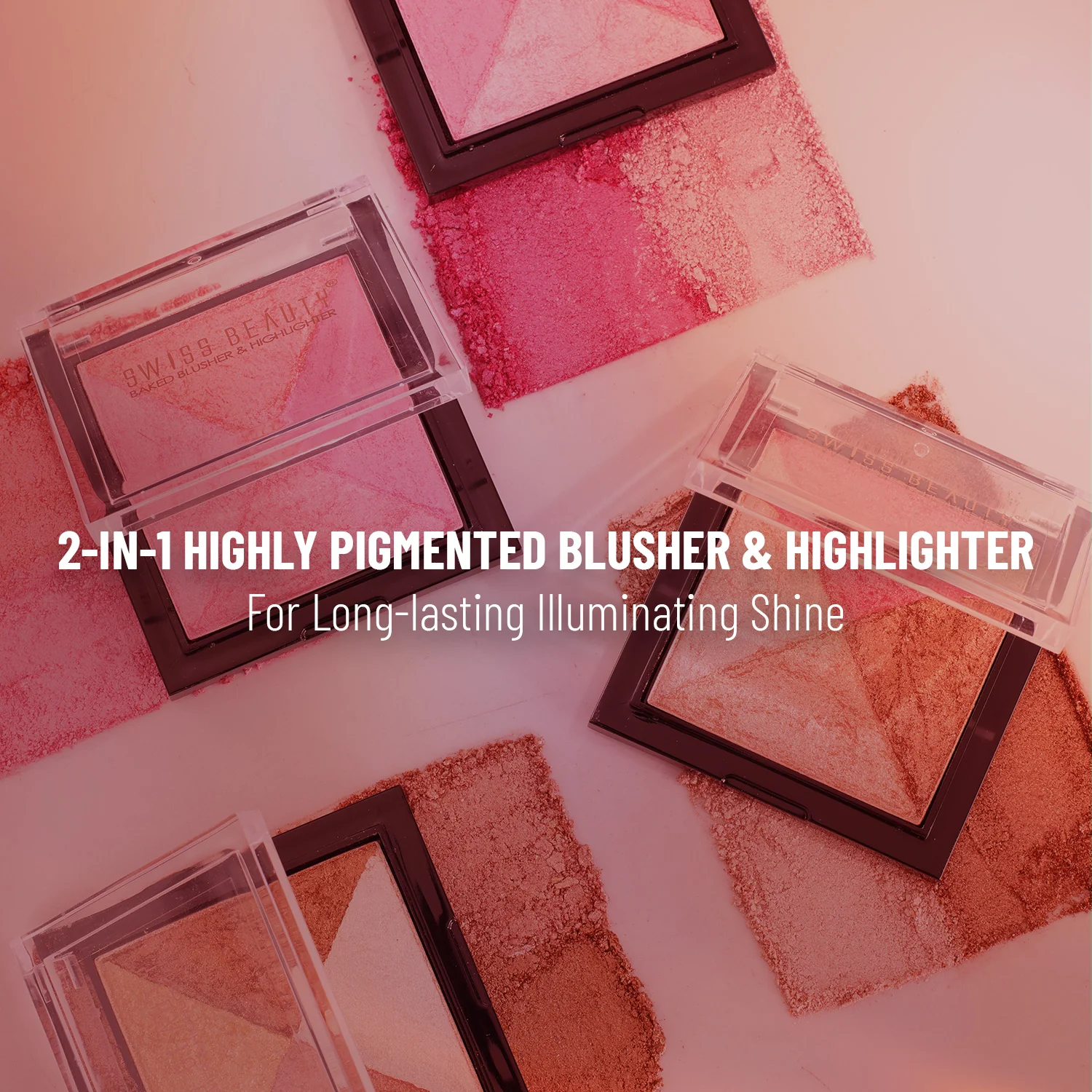 2-in 1- Baked Blusher & Highlighter - Image 19