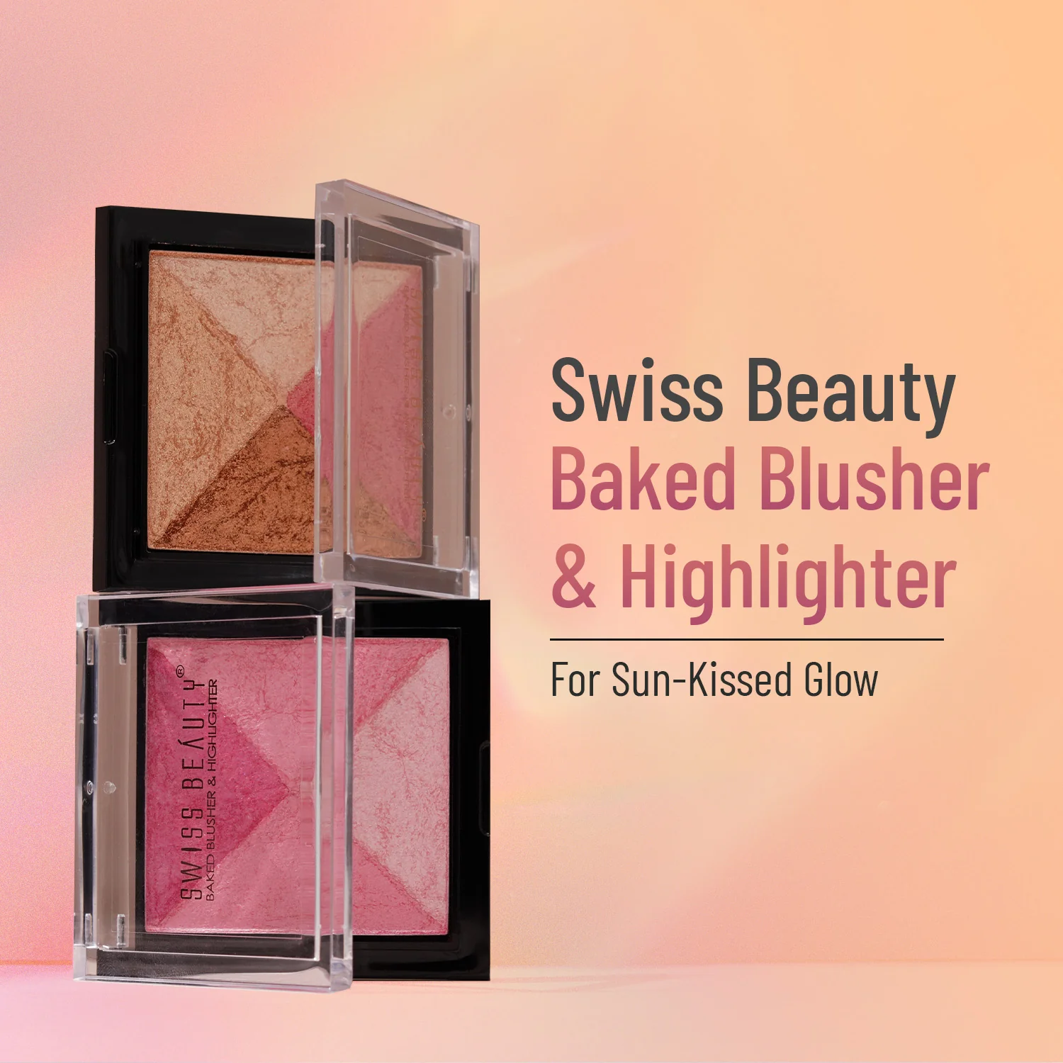 2-in 1- Baked Blusher & Highlighter - Image 7