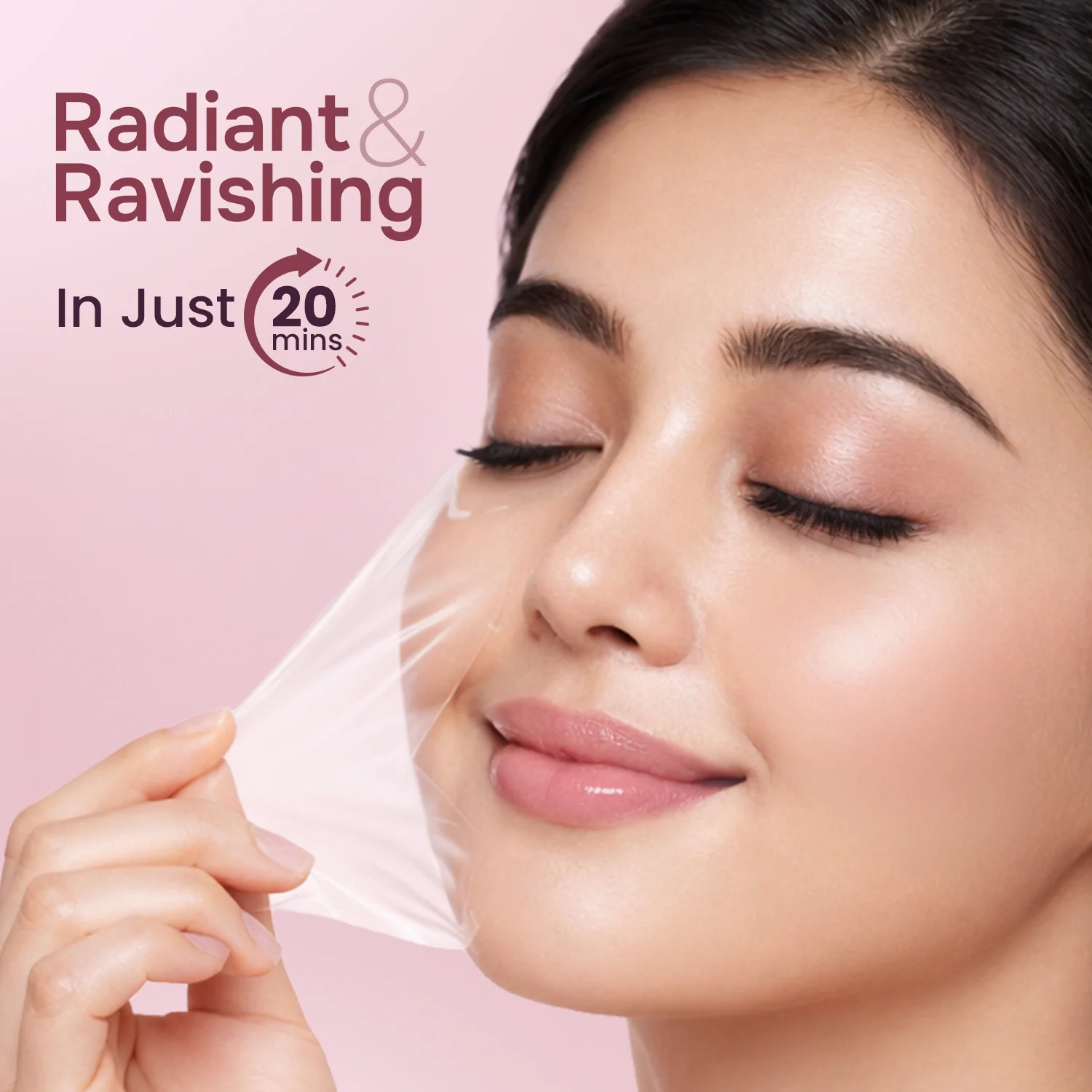 Care Collagen Glow Peel Off Mask - Image 4