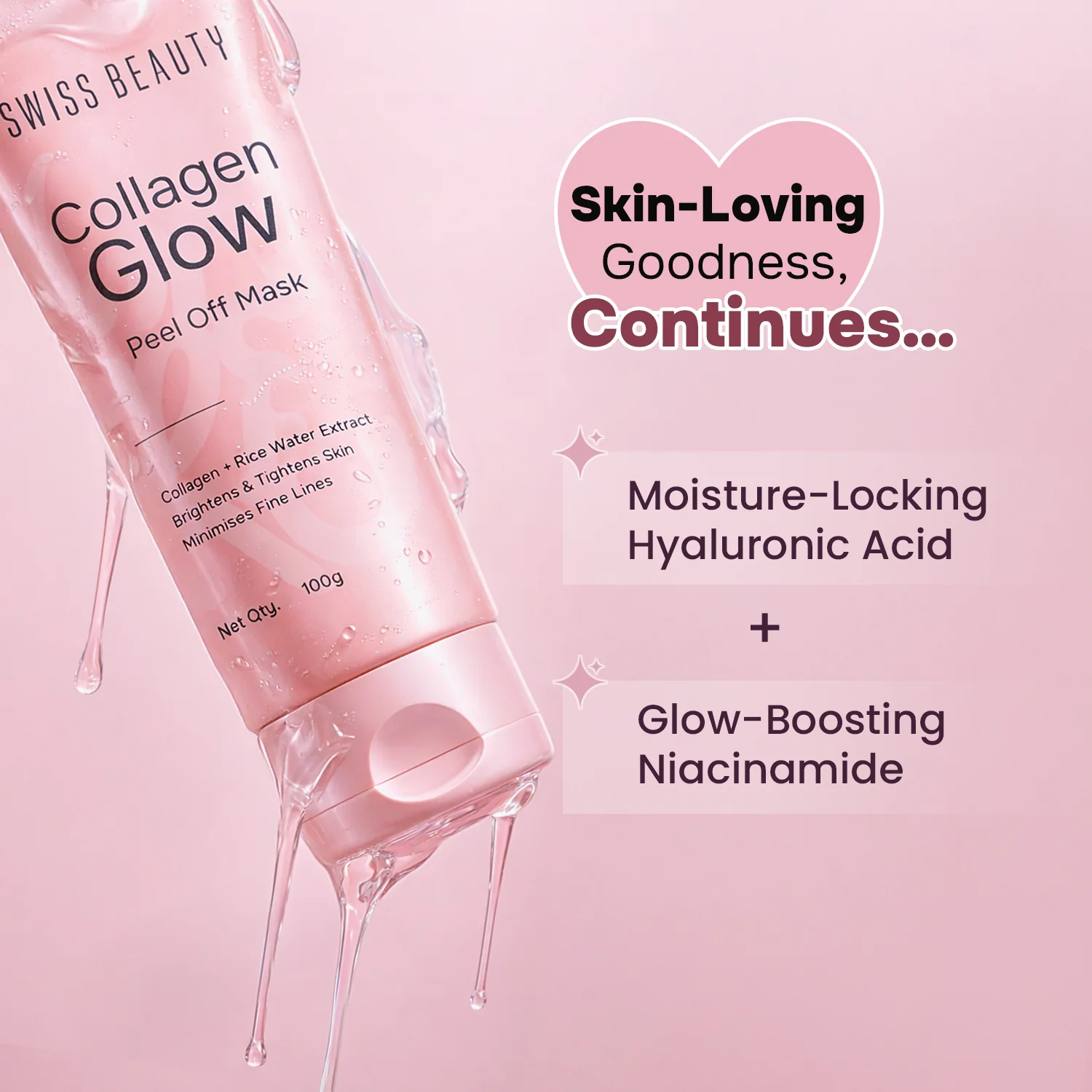 Care Collagen Glow Peel Off Mask - Image 8