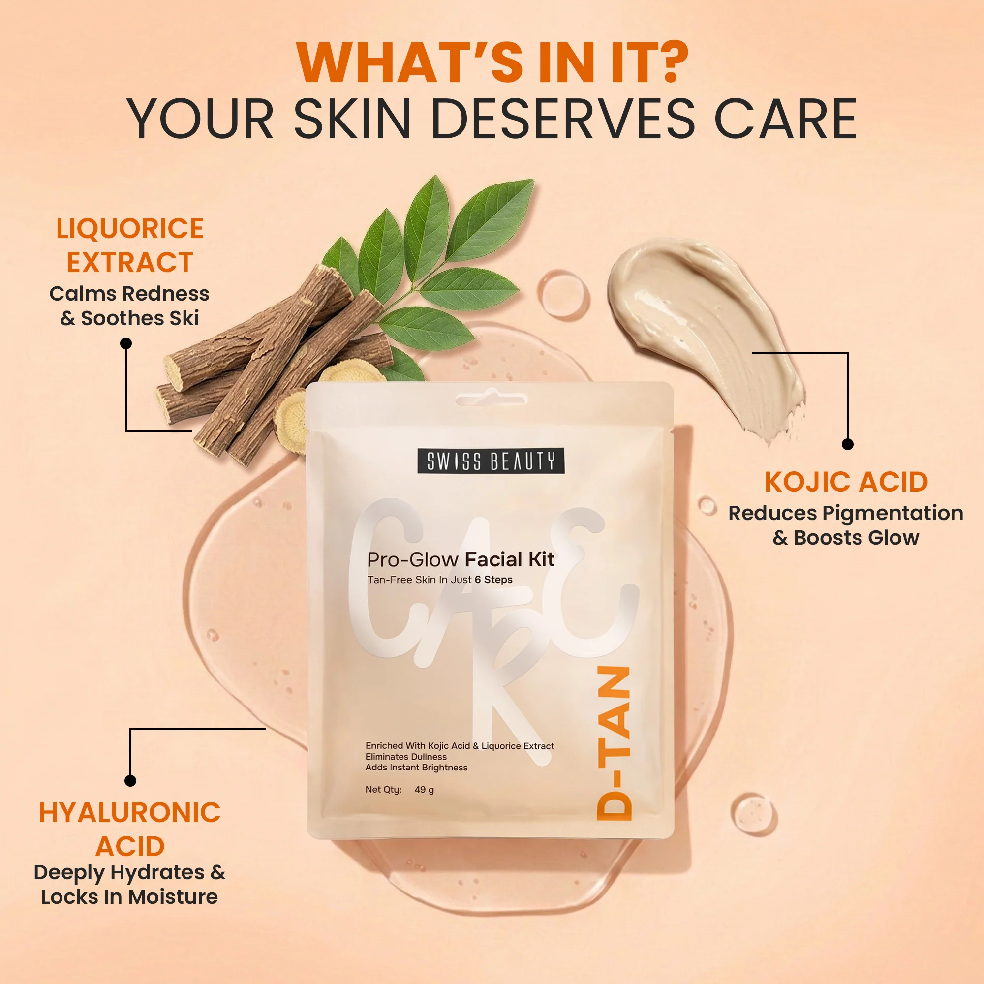 Care D-Tan Pro-Glow Facial Kit - Image 4