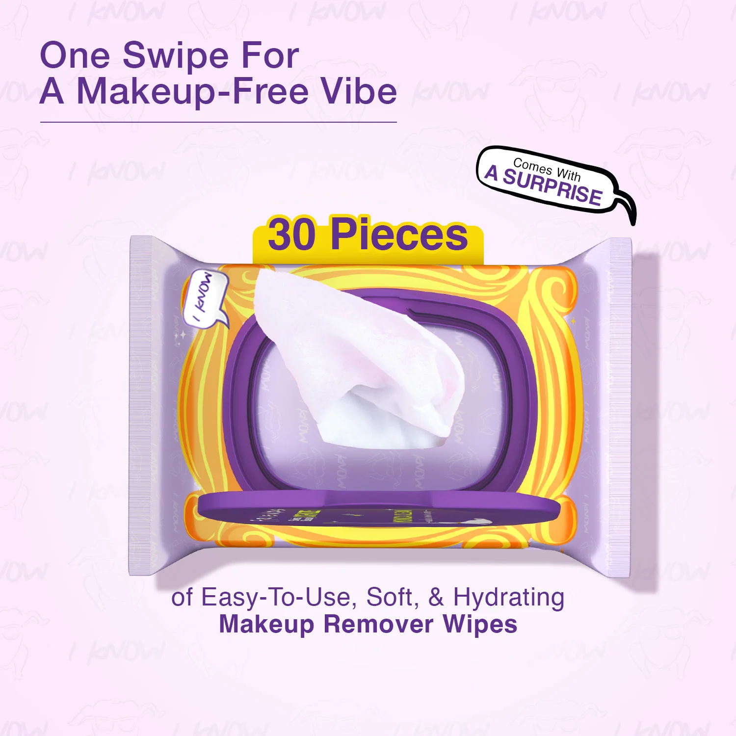 CRAZE Monica Clean Makeup Remover Wipes - Image 5
