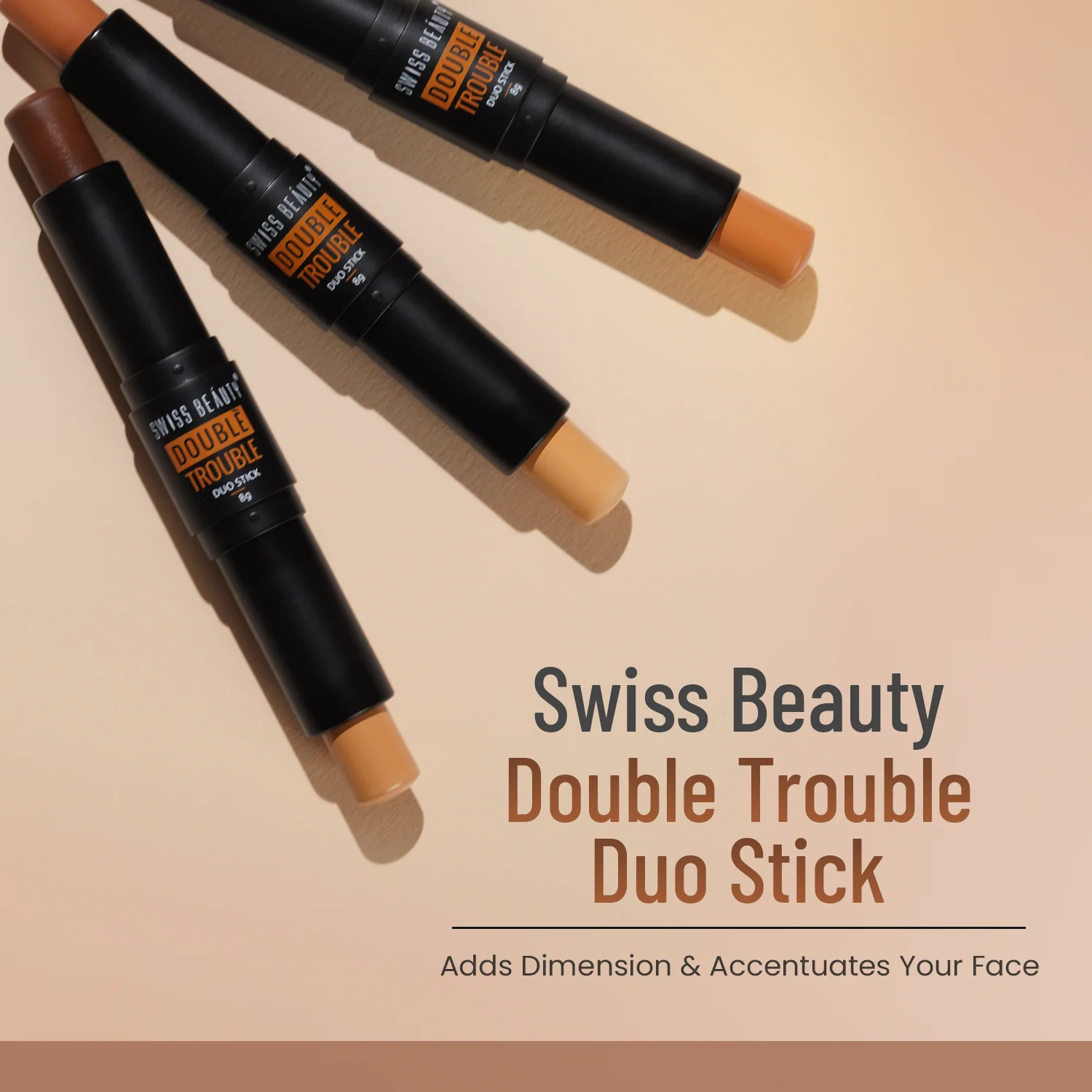 Double Trouble Duo Highlighter & Contour Stick - Image 12