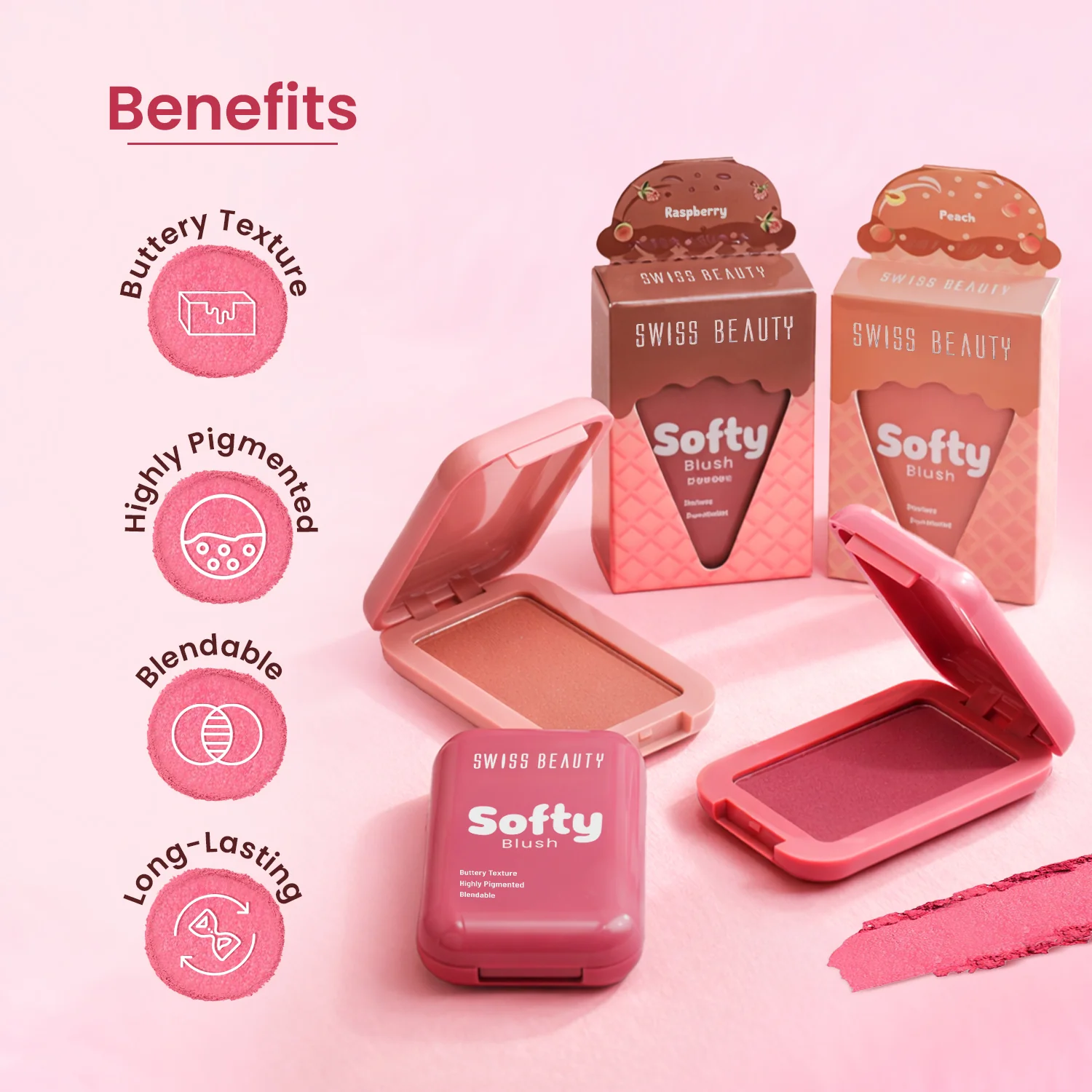 Swiss Beauty Softy Blush - Image 19