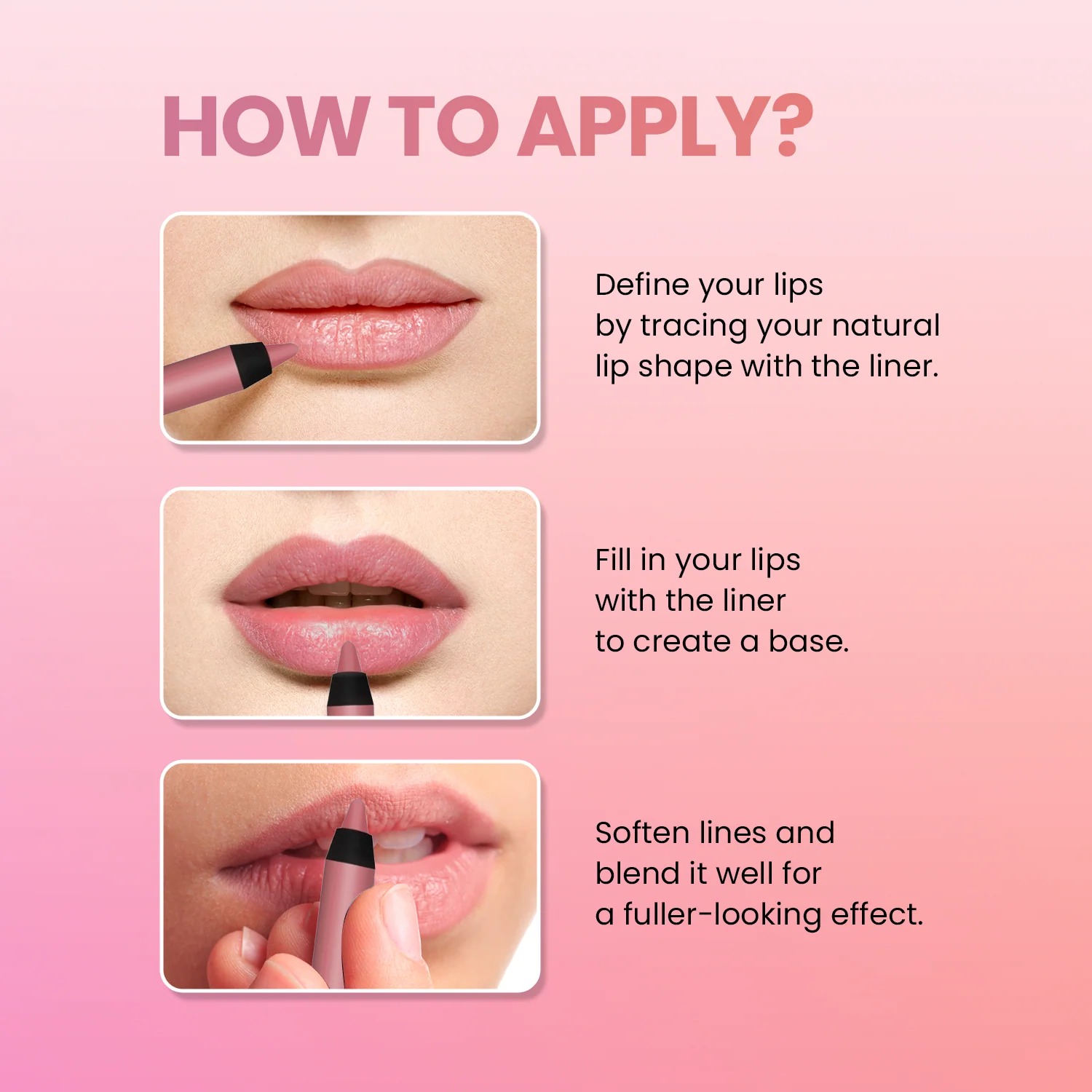 Two in One lip liner & Lip Filler - Image 59